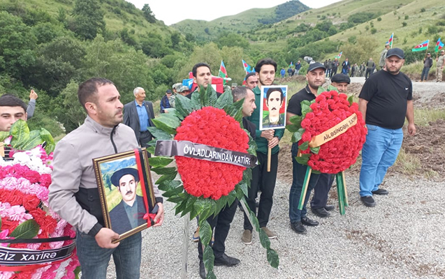 İtkin düşən 3 hərbçi Kəlbəcərdə dəfn edildi&nbsp;- FOTOLAR (Yenilənib)